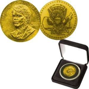Jimmy Carter 24kt Gold Layered Presidential Medal