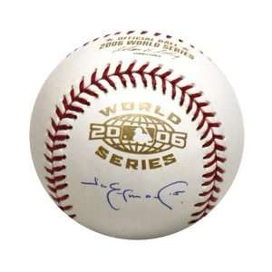  Jim Edmonds Signed 2006 World Series Baseball Sports 