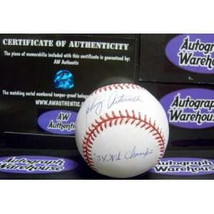 John Antonelli Autographed Baseball   Johnny official Major League 