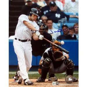 Johnny Damon New York Yankees   Vertical Swing   Autographed 16x20 