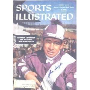 Johnny Longden Autographed Sports Illustrated Magazine (Horse Racing 