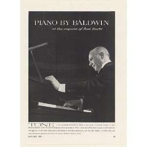  1960 Jose Iturbi Baldwin Piano Tone Photo Print Ad (Music 