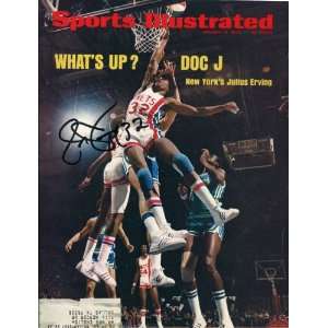 Julius Erving Autographed Jan. 14, 1974 Sports Illustrated Magazine 