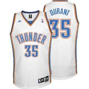 Kevin Durant Jersey adidas White Swingman #35 Oklahoma City Thunder 
