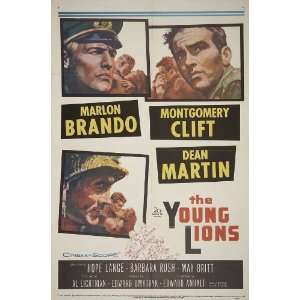  The Young Lions (1958) 27 x 40 Movie Poster Style E