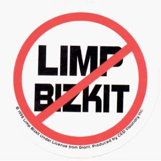  Limp Bizkit   No Limp Bizkit   Sticker / Decal Automotive
