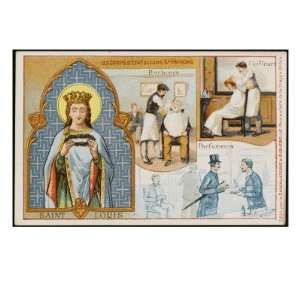 Louis IX, Saint and Crusader Patron Saint of Hairdressers and 