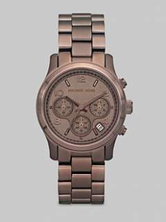 Michael Kors   Chocolate Stainless Steel Chronograph Watch