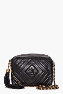 Chanel Vintage Diamond Tassle Bag for women  