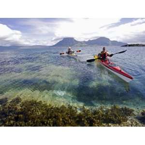  Nordland, Helgeland, Sea Kayakers Explore Calm Coastal Waters 