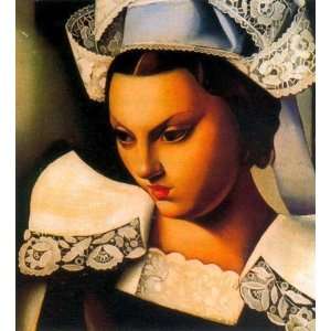 Handpainted HQ Reproduction Painting, Original by LEMPICKA, Old Master 
