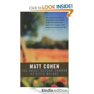   Second Summer of Kitty Malone Matt Cohen  Kindle Store