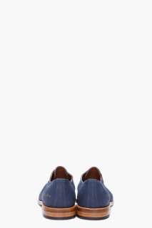 Common Projects Navy Officers Derby Shoes for men  