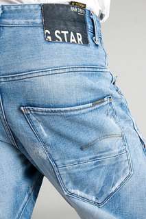 star Arc Light Vintage Repair Jeans for men  