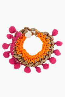 Matthew Williamson Pom Pom Chain Bracelet for women  