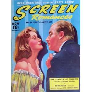   GRETA GARBO and MELVYN DOUGLAS December 1939 Screen Romances Books