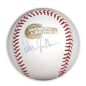 Ozzie Guillen Autographed World Series Baseball