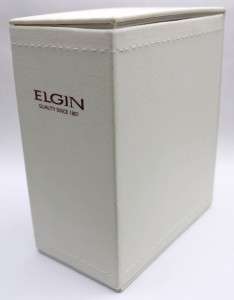 New Elgin Men Diamond Gold Dress Watch 24 mm x 33 mm FM486  