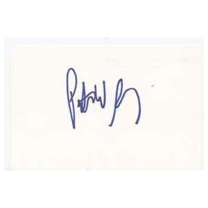 PETER BERG Signed Index Card In Person