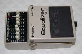 BOSS GE 7 Equalizer made in Japan Black Label Effects Pedal  