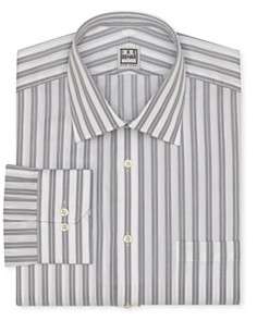 Ike Behar Crosby Double Stripe Dress Shirt   Regular Fit