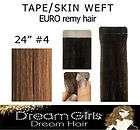 european tape skin weft remy human hair extensions 4 24 40pcs luxury 