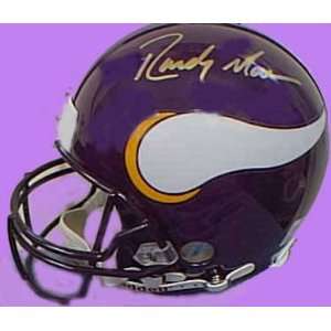 Randy Moss Autographed Mini Helmet