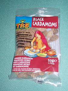   Black Cardamom Cardamon 50g Indian Asian Cooking Ingredient  