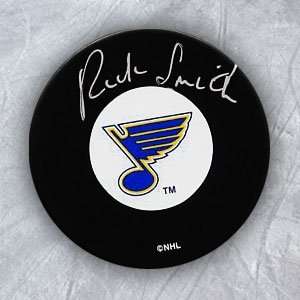  RICK SMITH St Louis Blues SIGNED Hockey Puck Sports 
