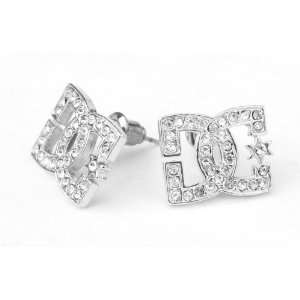 Rob Dyrdek Iced DC CZ Stud Earrings