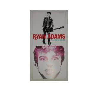 Ryan Adams 2 Sided Promo Poster and Pamphlet