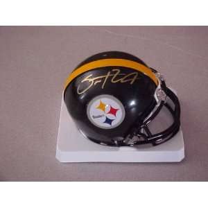 Santonio Holmes Hand Signed Autographed Pittsburgh Steelers Riddell 