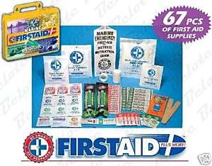 First Aid Kit 67 Pieces Marine Boat Jet Ski 10 TRI 009  