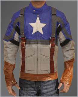 Captain America The First Avenger Real Leather Jacket   Expensive 