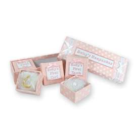 New Beautiful Baby Gift Pink 3 pc. Keepsake Memory Box™  