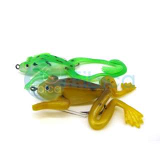 Bass Trout Soft Fishing Bait Frog Lures with hook 238  
