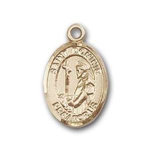  12K Gold Filled St. Dominic de Guzman Medal Jewelry