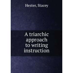  A triarchic approach to writing instruction Stacey Hester Books