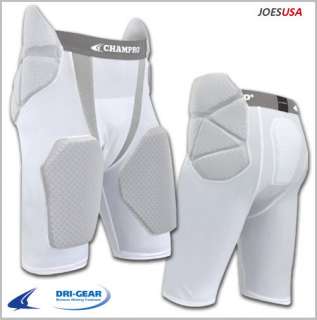 New   Integrated Football Girdle w/Built in Hip, Tail & Thigh Pads 