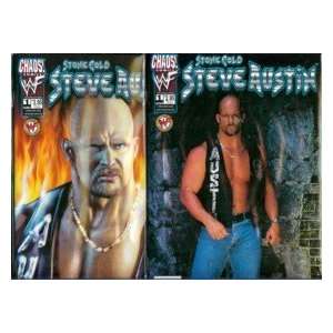  Stone Cold Steve Austin #1, both photo & regular covers 