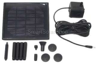 Small Solar Power Fountain Pond Pool Water Pump Panel  