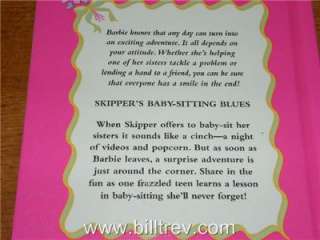Barbie Skippers Baby Sitting Blues Grolier Book Club HB  