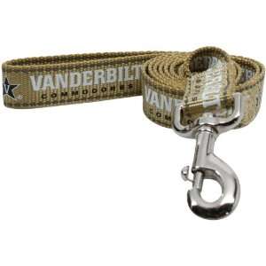  NCAA Vanderbilt Commodores Gold Small Reflective Pet Leash 