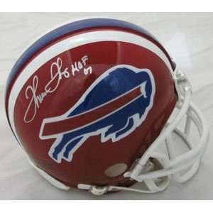 Thurman Thomas Autographed/Hand Signed Buffalo Bills Mini Helmet with 