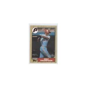    1987 Topps Tiffany #409   Milt Thompson Sports Collectibles
