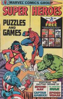 Marvel Super Heroes Puzzles and Games Comic (1979) Fine  