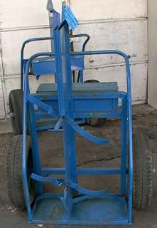Large welding/fire supression compressed gas tank cart  