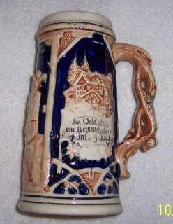 Occupied Japan vintage German BEER STEIN Relief  