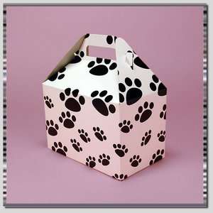 Paw Prints Dog Cat ~ Gift Wrapping Box So Cute  