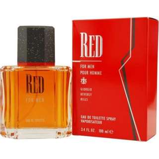 Red by Giorgio Beverly Hills for Men 3.4 oz Eau De Toilette (EDT 